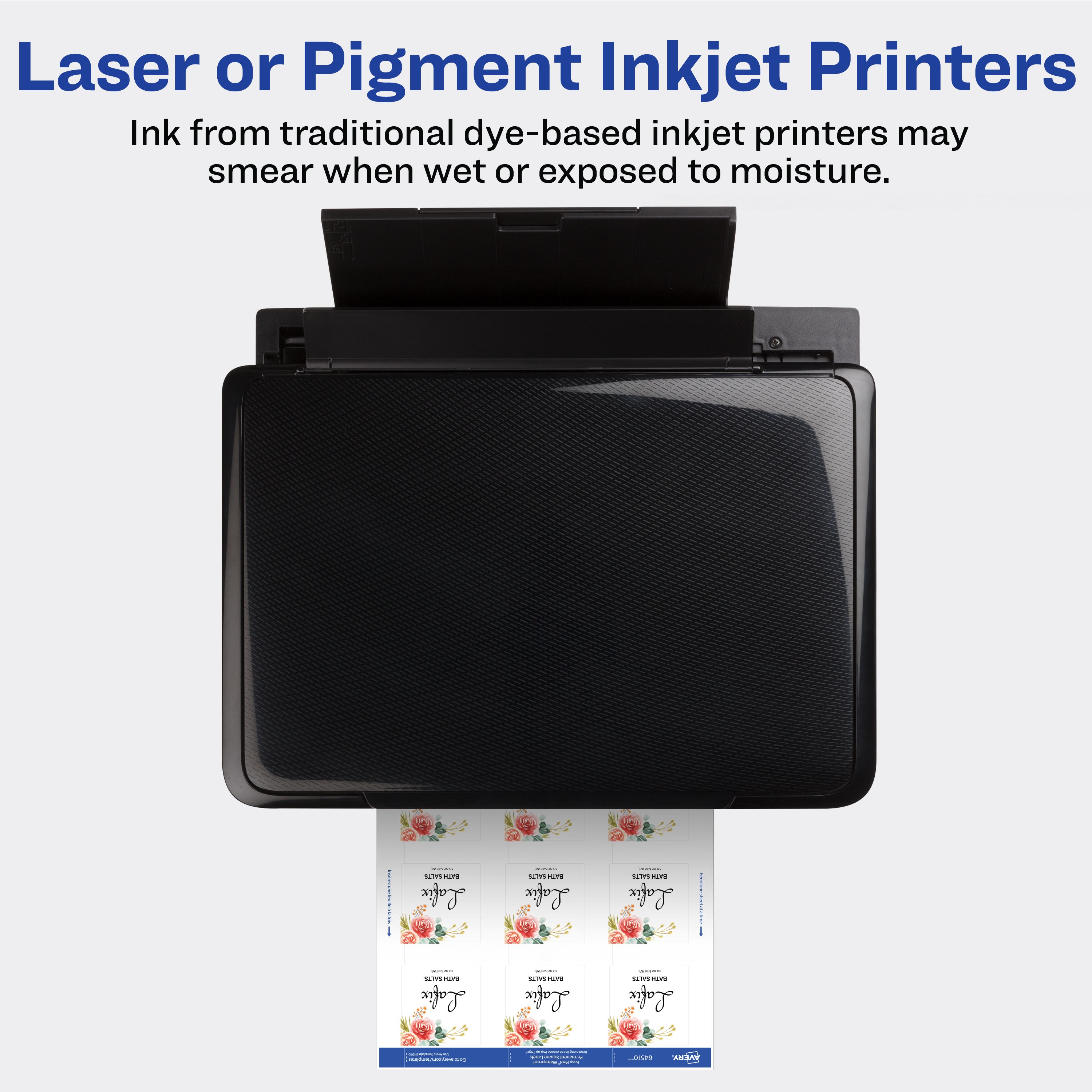 Waterproof Square Labels, 2